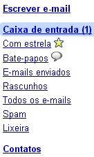 Aqui, o Gmail começa a se diferenciar.