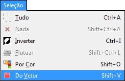 Selecione o Vetor.